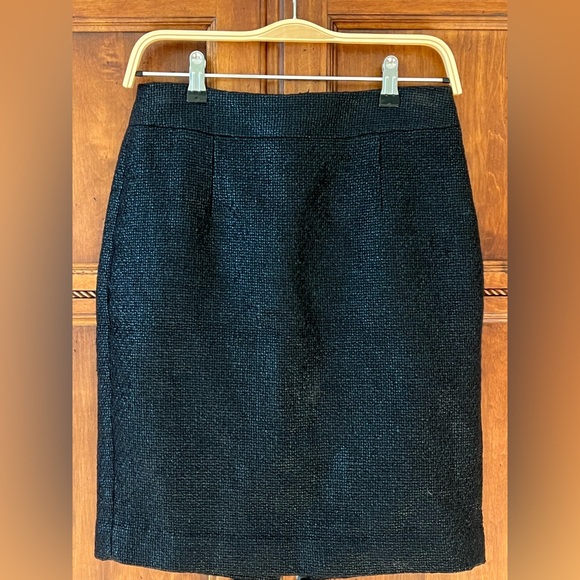 Banana Republic Coates Tweed Metallic Sparkle |Black | Size 4 | Like New - Picture 10 of 17